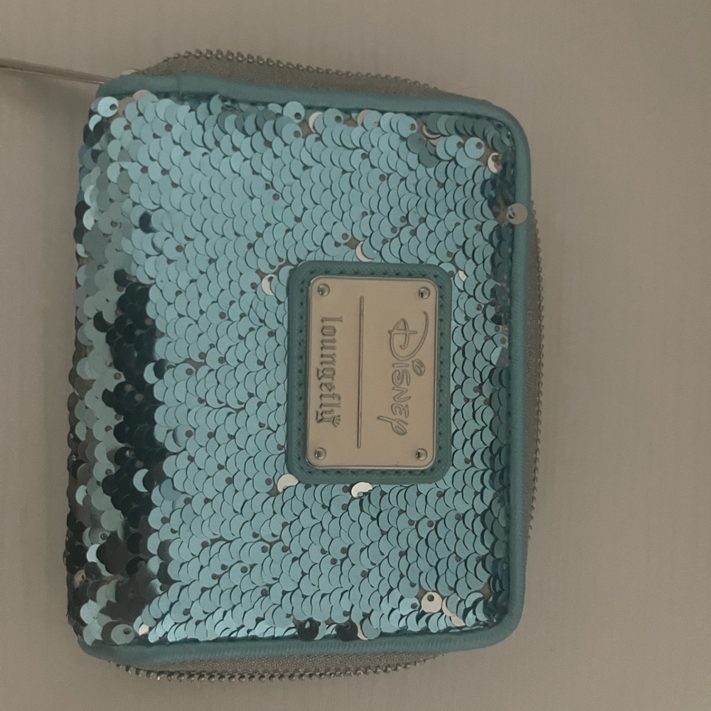 Loungefly Shimmering Blue Sequin Wallet